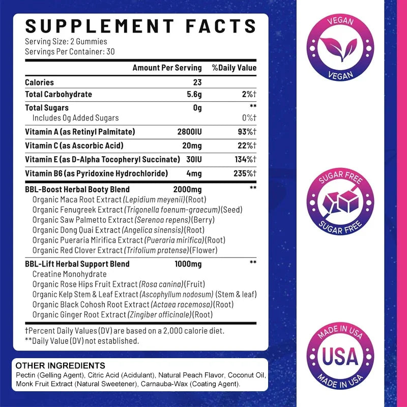 BBL GLUTE GUMMIES